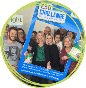 Green Light colleagues all got on board with £50 Challenge